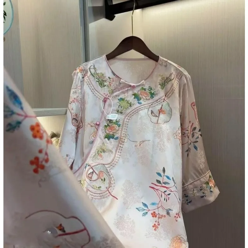 Элитное вышитое платье Olivegirl из ледяного шелка, женская одежда, весна 2026, с цветочной вышивкой
Элитное вышитое платье Olivegirl из ледяного шелка, женская одежда, весна 2026, с цветочной вышивкой