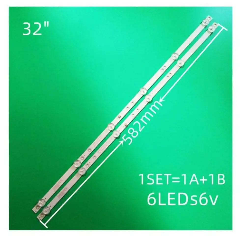 Светодиодная подсветка для телевизора Akai 32C1 Daewoo L32V680VKE L32V690VKE
Светодиодная подсветка для телевизора Akai 32C1 Daewoo L32V680VKE L32V690VKE