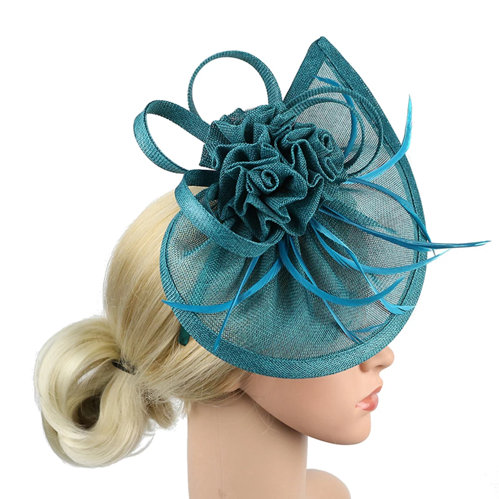 Mesh Head Flower Hair Accessories Fascinator Hat for Women Wedding Party Bridal Bridesmaid Green Color Hair Band
Mesh Head Flower Hair Accessories Fascinator Hat for Women Wedding Party Bridal Bridesmaid Green Color Hair Band