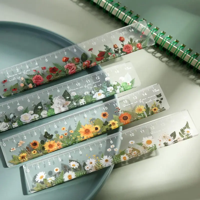 Student Flower Rulers Multifunction Diy Drawing Tools School Straight Measuring Rulers
Student Flower Rulers Multifunction Diy Drawing Tools School Straight Measuring Rulers
