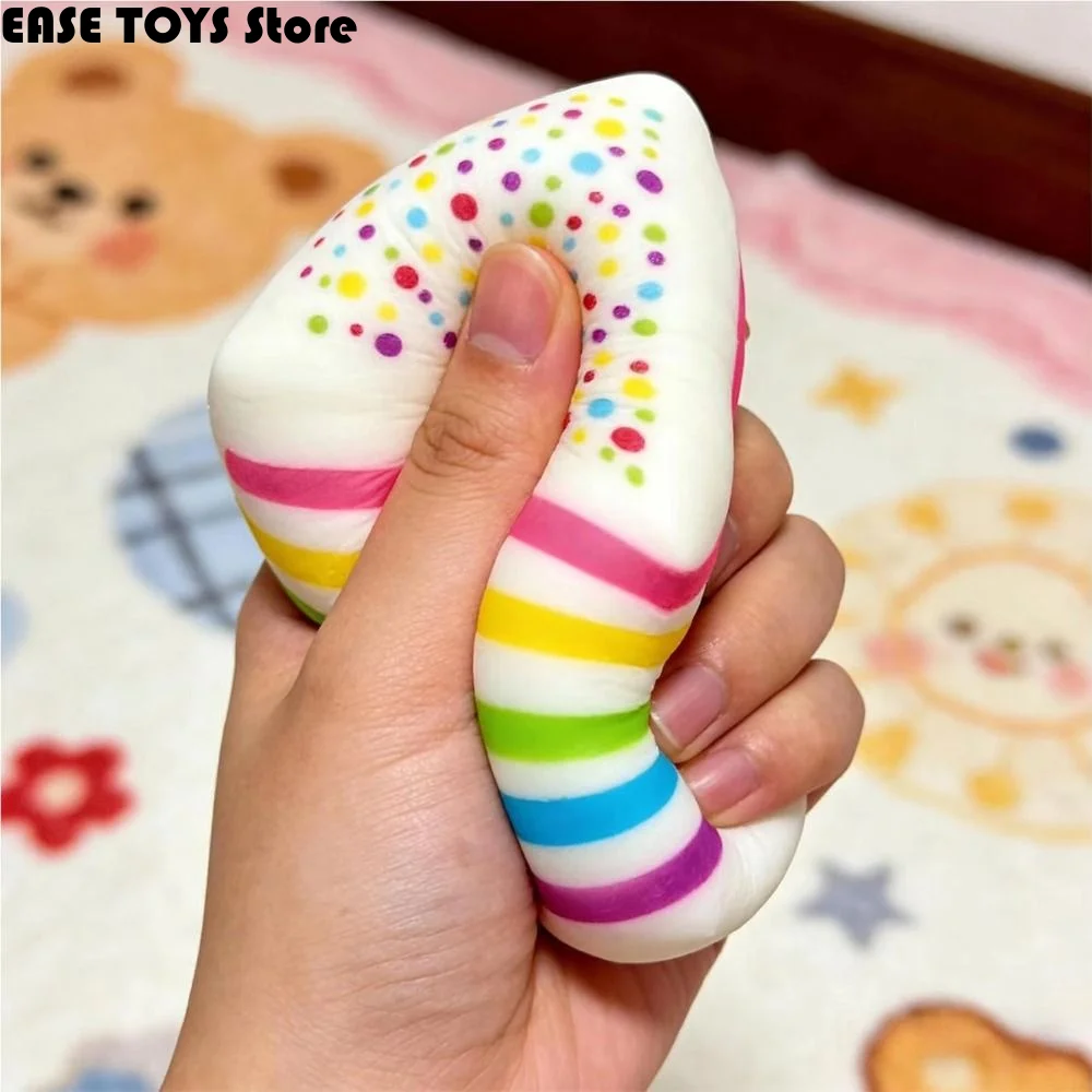 Creative Rainbow Cake Squeezable Toy Realistic Soft Slow Rising Squishy Toy Handmade Slow Rebound Rainbow Cake Squeeze Toy
Creative Rainbow Cake Squeezable Toy Realistic Soft Slow Rising Squishy Toy Handmade Slow Rebound Rainbow Cake Squeeze Toy