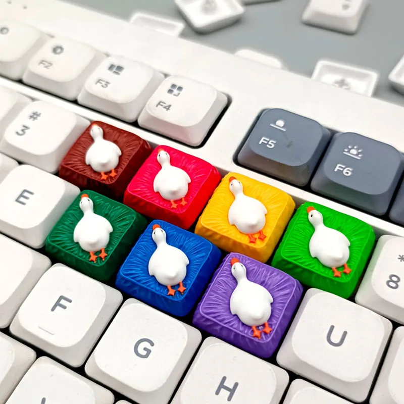 Low Profile Artisan Keycap Cross Switch Personalized Resin Key Caps Lying Flat Duck Keycaps for Mechanical Keyboard Accessories
Low Profile Artisan Keycap Cross Switch Personalized Resin Key Caps Lying Flat Duck Keycaps for Mechanical Keyboard Accessories