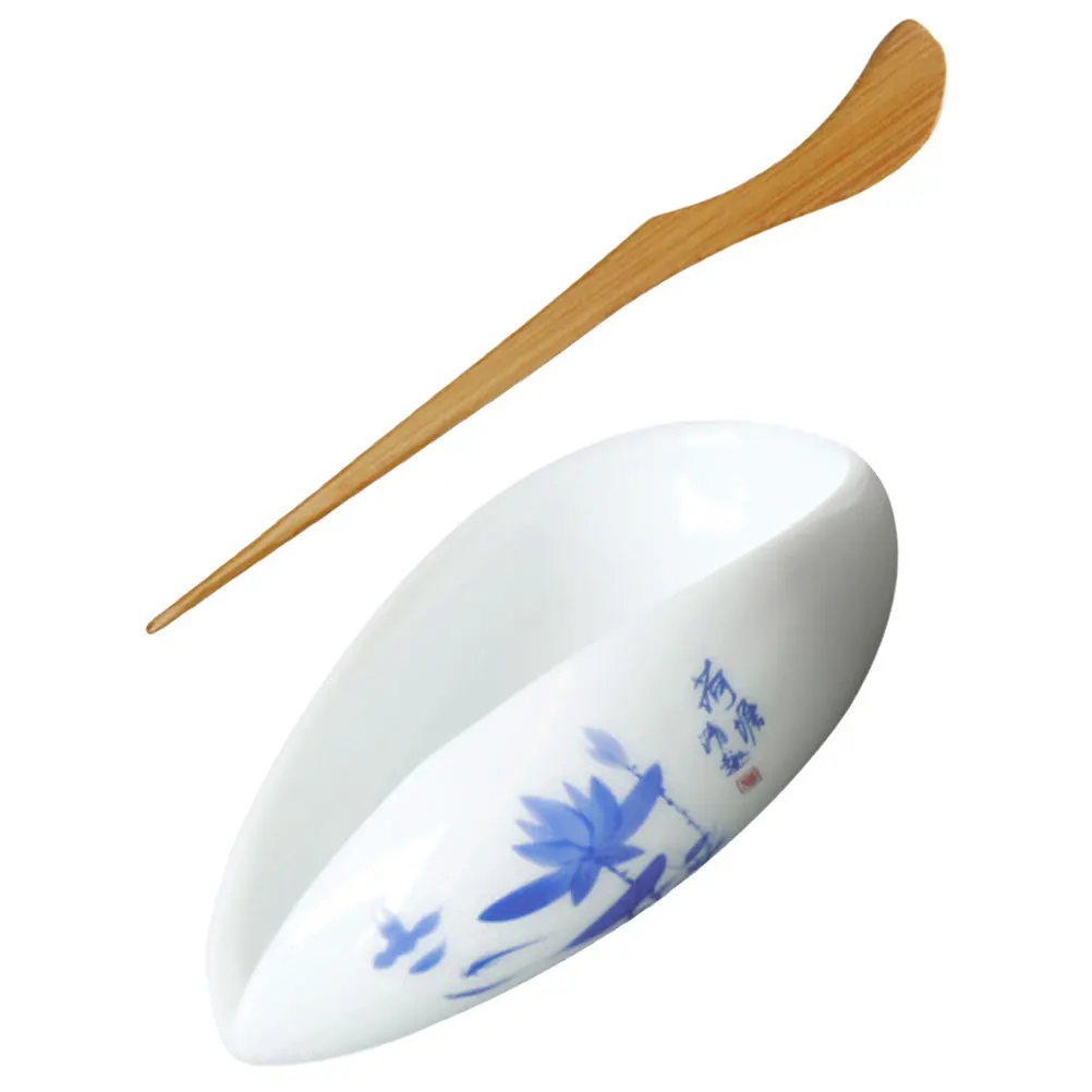 Loose Leaf Scoop Porcelain Vessel Coffee Bean Spoons Storage Plate Tea Ceremony Accessories Kitchen Gadgets Thickened Material
Loose Leaf Scoop Porcelain Vessel Coffee Bean Spoons Storage Plate Tea Ceremony Accessories Kitchen Gadgets Thickened Material