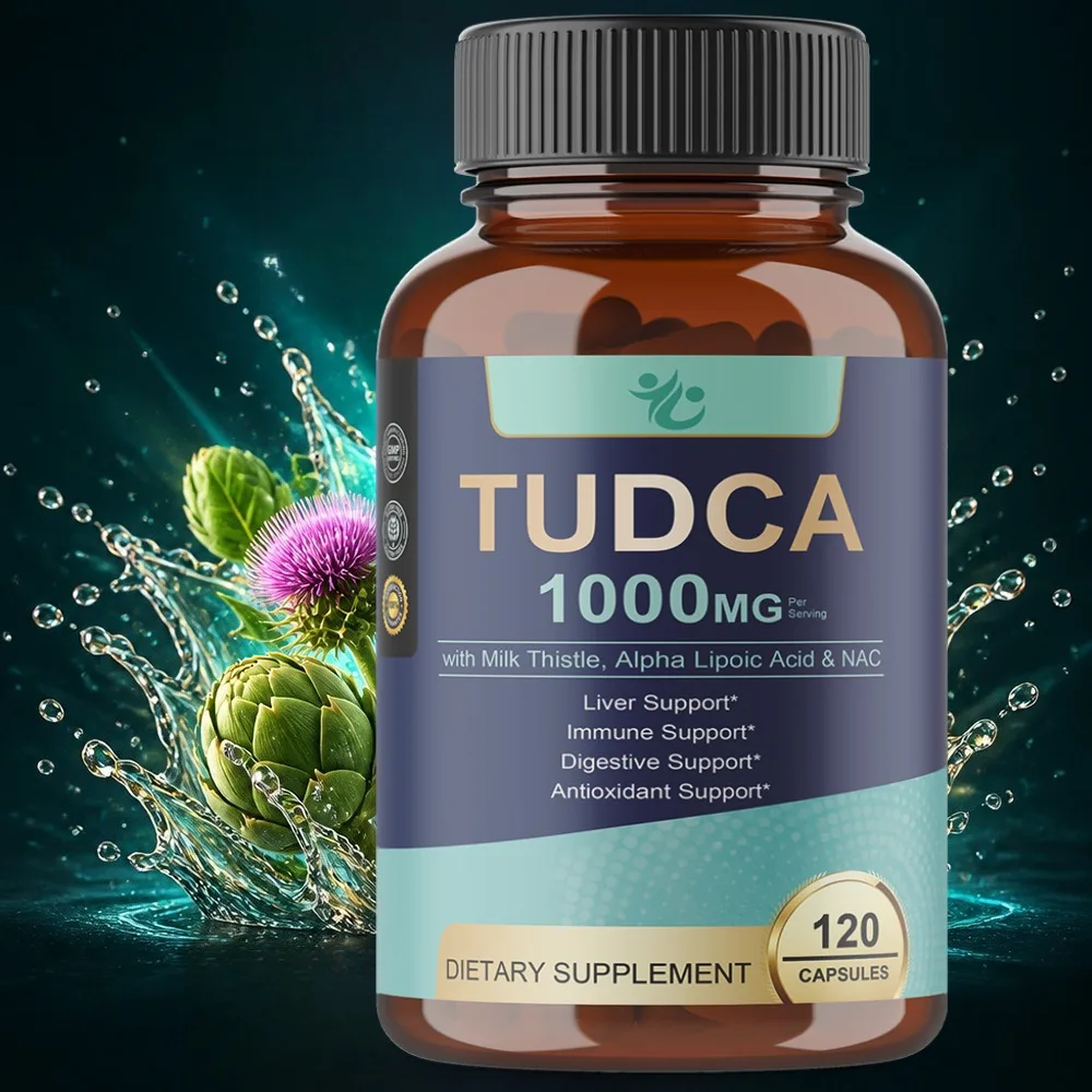 TUDCA 1000mg Liver Support Supplement Capsules with Milk Thistle, NAC, 15-in-1 Extra Strength, for Liver Cleanse Detox & Repair
TUDCA 1000mg Liver Support Supplement Capsules with Milk Thistle, NAC, 15-in-1 Extra Strength, for Liver Cleanse Detox & Repair