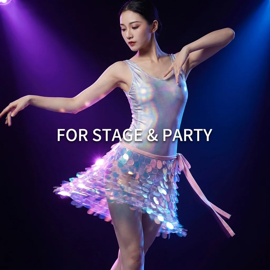 Sparkly Sequin Wrap Waist Skirt, Perfect for Dance Parties, Weddings & Bridal Showers
Sparkly Sequin Wrap Waist Skirt, Perfect for Dance Parties, Weddings & Bridal Showers