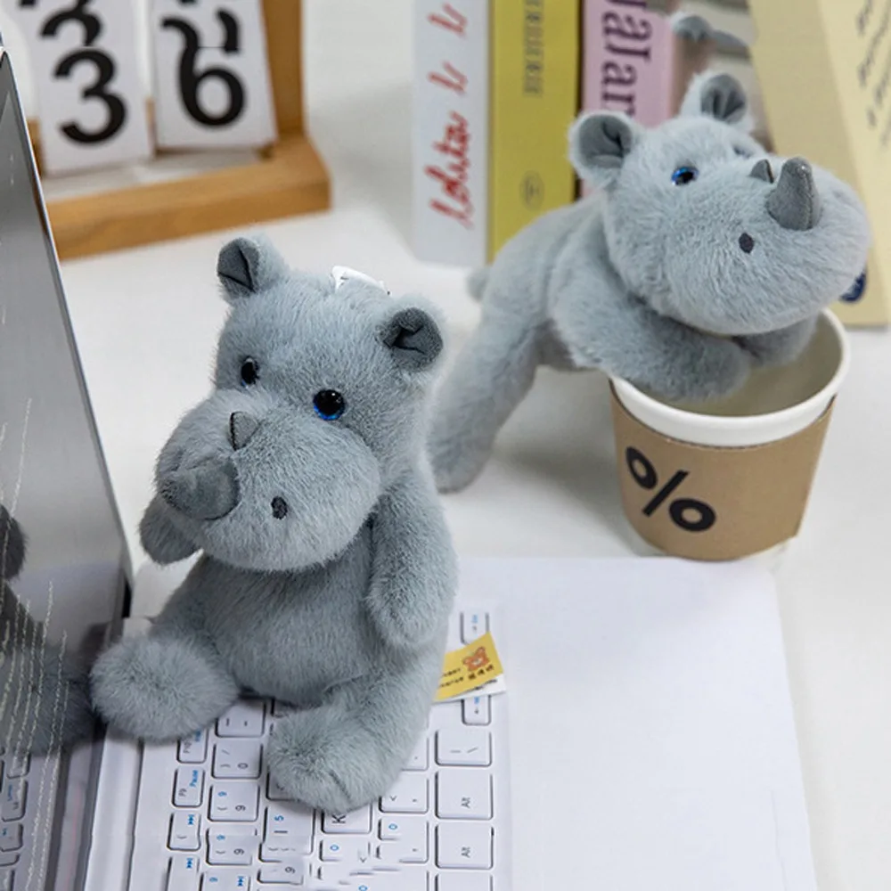 Cute Wrist Pad Rhino Doll Pendant Fluffy Animal Rhino Plush Toy Comfort Soft Rhino Plush Doll Home Decor
Cute Wrist Pad Rhino Doll Pendant Fluffy Animal Rhino Plush Toy Comfort Soft Rhino Plush Doll Home Decor