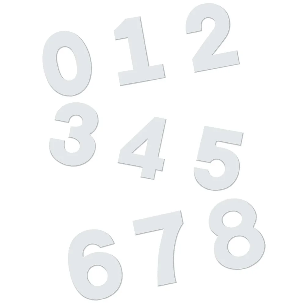 9 Pcs Digital Cake Mold Flat Number Stencils Decorating Baking Templates 0-8 Molds for Fudge
9 Pcs Digital Cake Mold Flat Number Stencils Decorating Baking Templates 0-8 Molds for Fudge