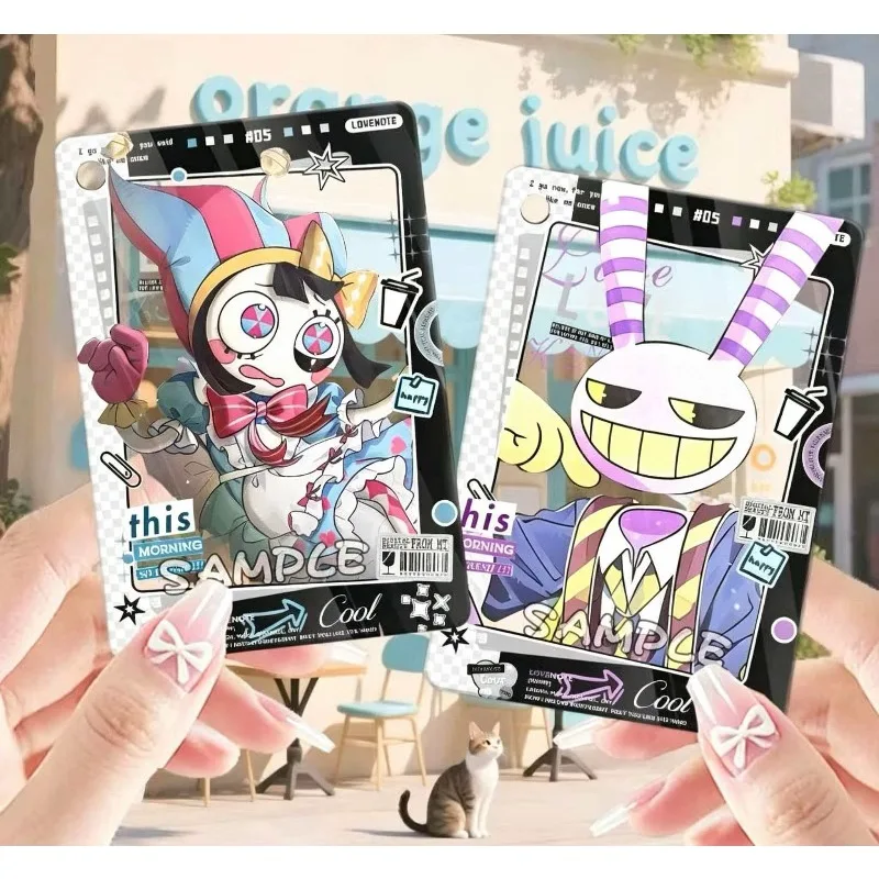 Acrylic Transparent Card Pomni Jax Ragatha Gangle Zooble Kawaii Anime Character Collectible Card Gamer Gift for Friend Birthday
Acrylic Transparent Card Pomni Jax Ragatha Gangle Zooble Kawaii Anime Character Collectible Card Gamer Gift for Friend Birthday