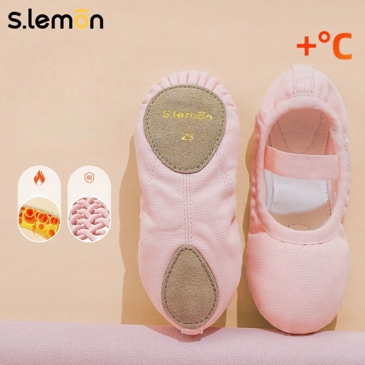 Детские балетки S.lemon для девочек, зимние балетки на флисовой подкладке, розовая парусиновая замша, мягкая подошва для китайской танцевальной практики
Детские балетки S.lemon для девочек, зимние балетки на флисовой подкладке, розовая парусиновая замша, мягкая подошва для китайской танцевальной практики