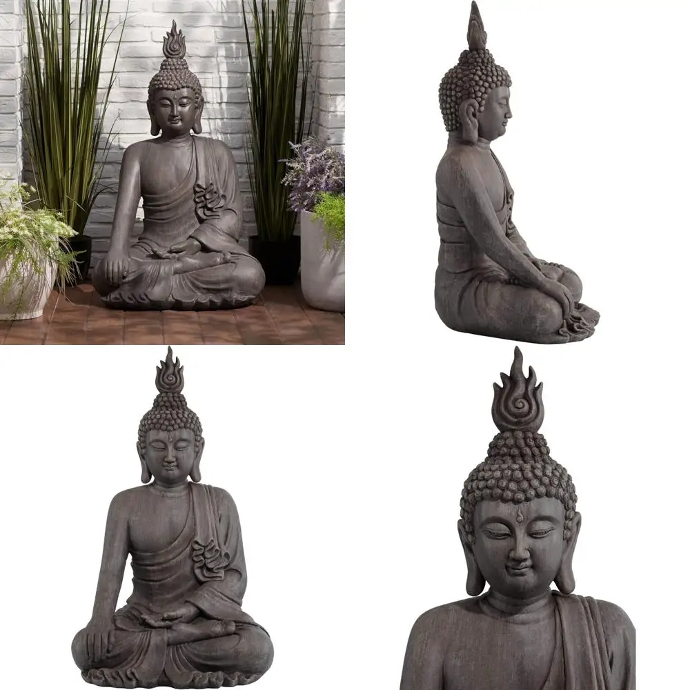 John Timberland Grand Buddha Statue: Tall Zen Asian Garden Art for Indoor and Outdoor Spaces
John Timberland Grand Buddha Statue: Tall Zen Asian Garden Art for Indoor and Outdoor Spaces