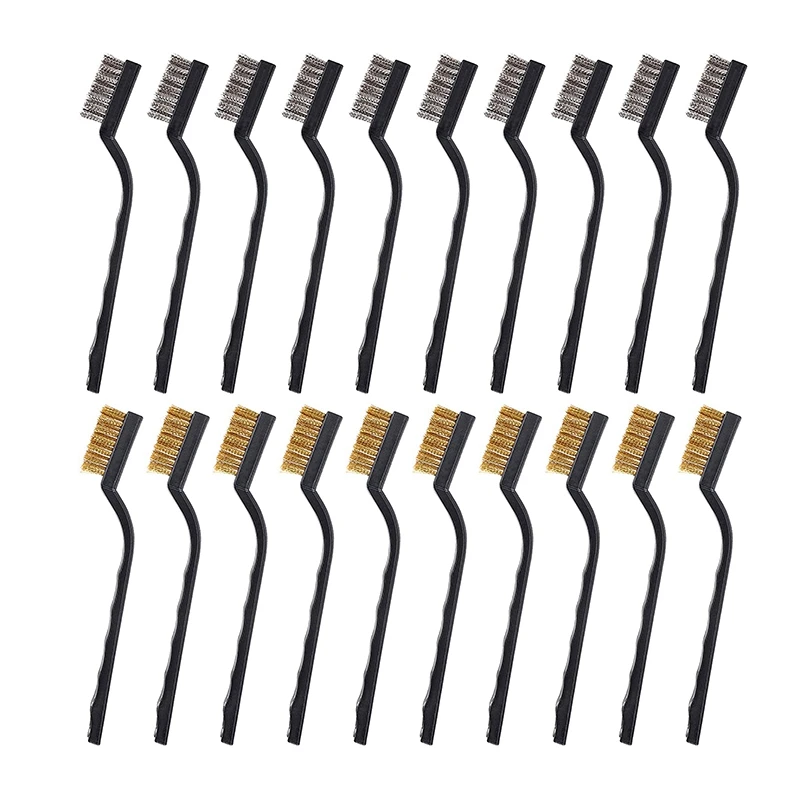 U50 20 Pcs Wire Brush Metal Brush for Cleaning Welding Slag and Rust Scratch Brush Curved Handle Slag Brush Wire Rust Brush
U50 20 Pcs Wire Brush Metal Brush for Cleaning Welding Slag and Rust Scratch Brush Curved Handle Slag Brush Wire Rust Brush