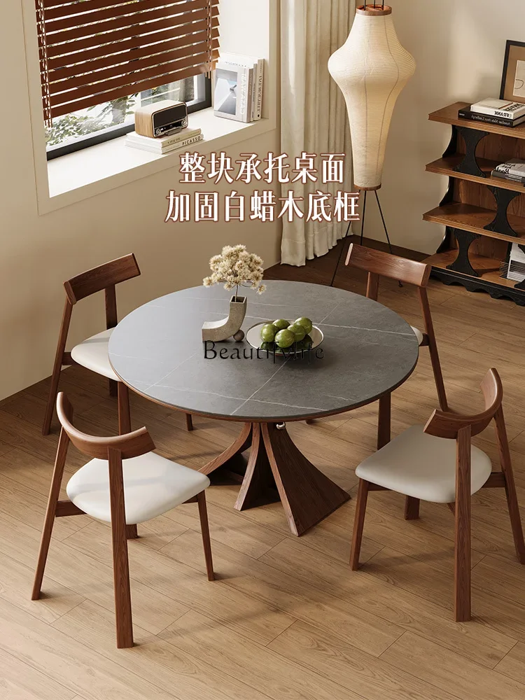 yj7 Wabi-Sabi Style Solid Wood Rock Plate Dining Table Round Nordic Household Round Table Small Apartment Square Round Dual-use
yj7 Wabi-Sabi Style Solid Wood Rock Plate Dining Table Round Nordic Household Round Table Small Apartment Square Round Dual-use