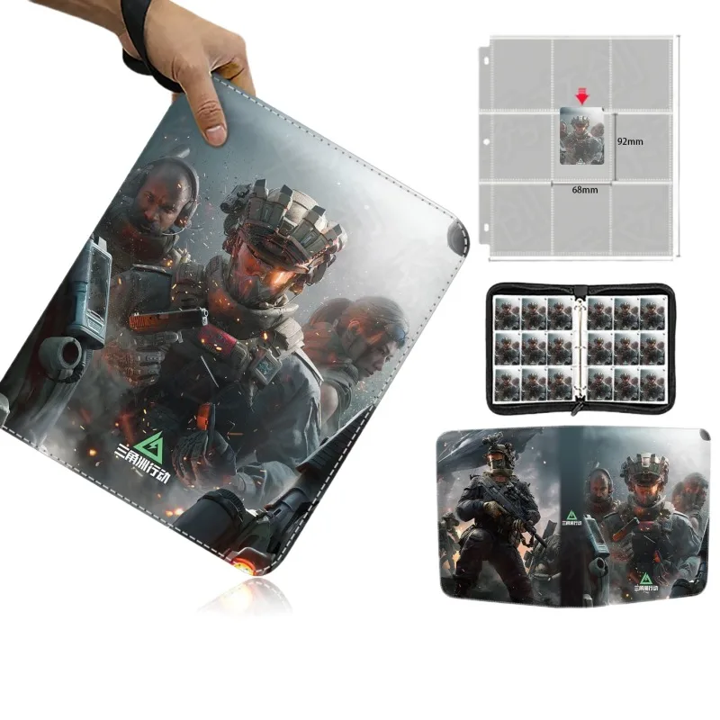 New Delta Force Zipper Binder Game Card Badge Collection Photo Album Book Millet Card Holder Fashion Toy Peripheral Cartoon Gift
New Delta Force Zipper Binder Game Card Badge Collection Photo Album Book Millet Card Holder Fashion Toy Peripheral Cartoon Gift