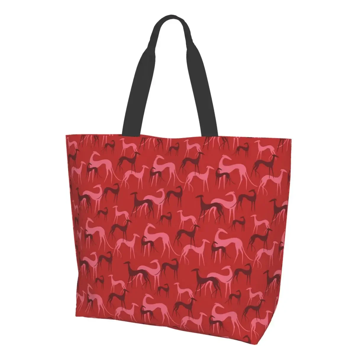 Women's Greyhound Dog Shoulder Tote Bag Female Handbag Foldable Eco Friendly Shopper Bag Large Polyester Shopping Bags for Lady
Women's Greyhound Dog Shoulder Tote Bag Female Handbag Foldable Eco Friendly Shopper Bag Large Polyester Shopping Bags for Lady