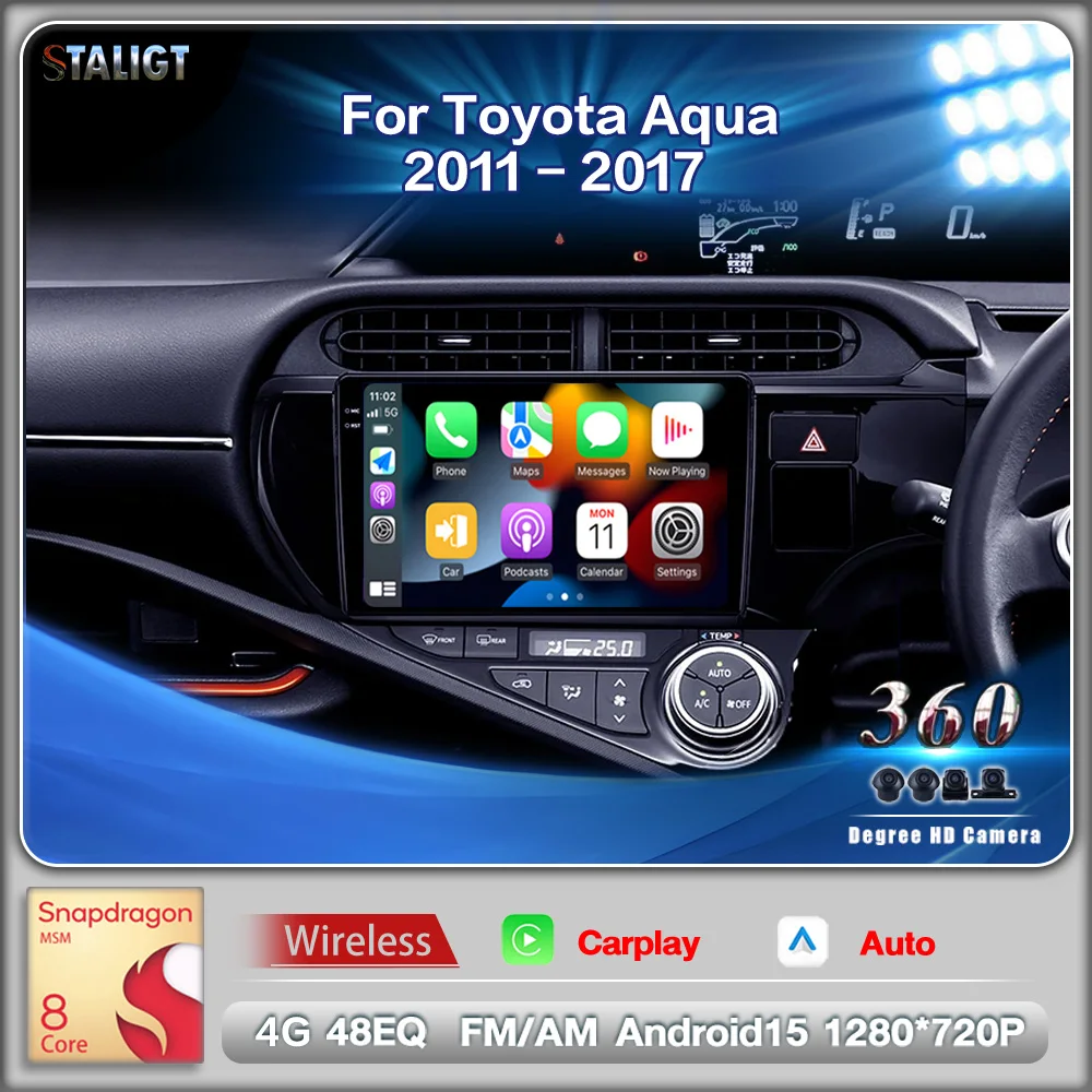 Android 13 Carplay Wireless Android Auto Automotive For Toyota Aqua Prius C 2011 2012 2013 2014 2015 2016 2017 Multimedia Player
Android 13 Carplay Wireless Android Auto Automotive For Toyota Aqua Prius C 2011 2012 2013 2014 2015 2016 2017 Multimedia Player