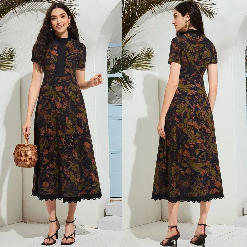 Elegant Abaya for Muslim Women Floral Print Long Maxi Dress 2025 Dubai Eid Party Summer Kaftan Turkey Arab Robe Islamic Vestidos
Elegant Abaya for Muslim Women Floral Print Long Maxi Dress 2025 Dubai Eid Party Summer Kaftan Turkey Arab Robe Islamic Vestidos