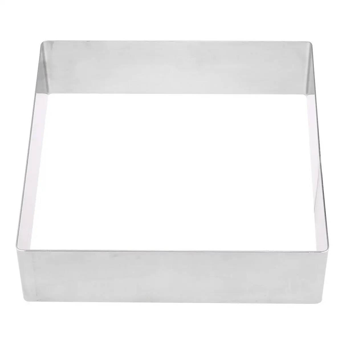 Square Stainless Steel Cake Ring Mold for Baking Non Stick Custom Size Dessert Pastry Mousse Frame
Square Stainless Steel Cake Ring Mold for Baking Non Stick Custom Size Dessert Pastry Mousse Frame