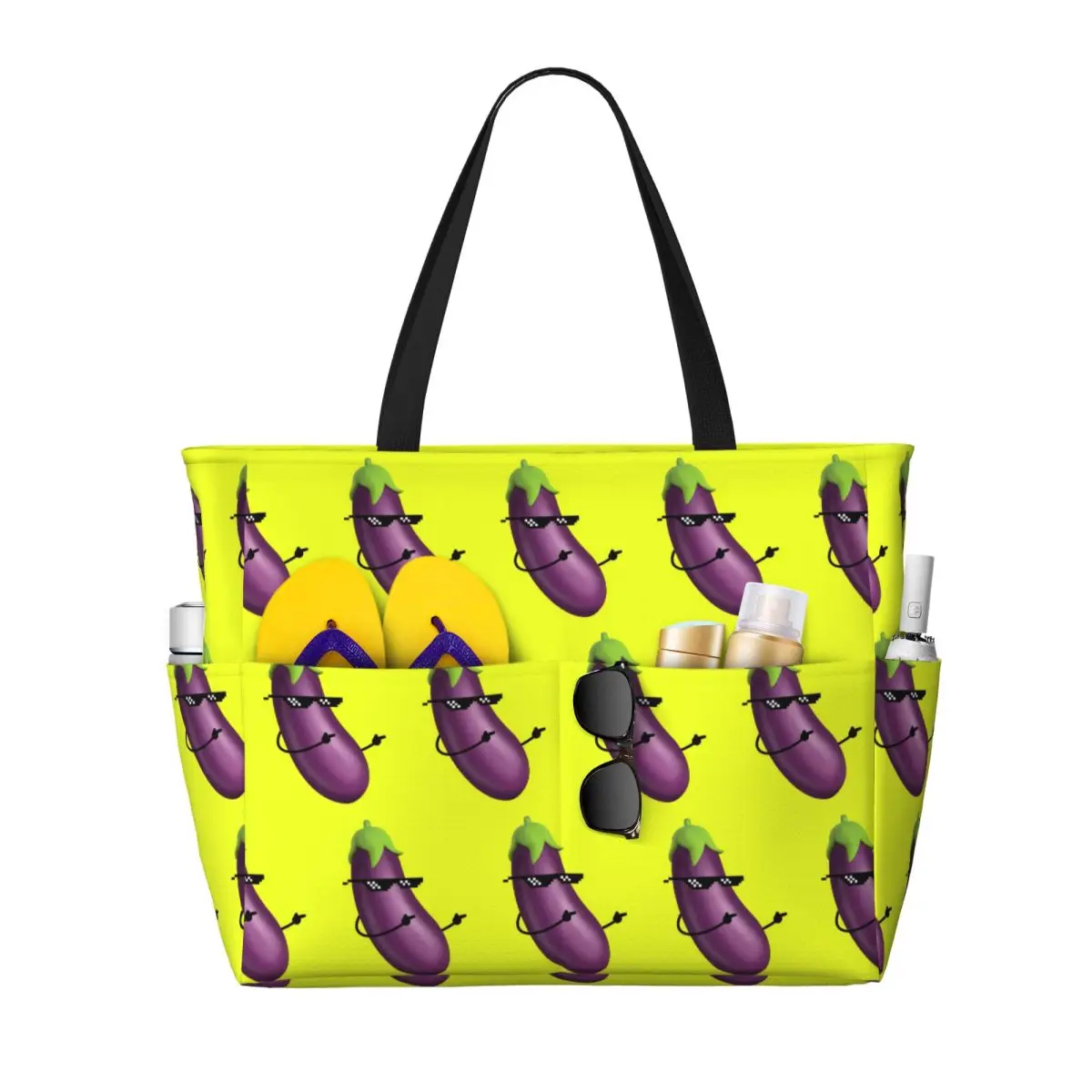 Thug Life Eggplant Beach Tote Bag Sport Gym Yoga Duffle Large Tote Bag Women Travel Bag Fitness bag
Thug Life Eggplant Beach Tote Bag Sport Gym Yoga Duffle Large Tote Bag Women Travel Bag Fitness bag