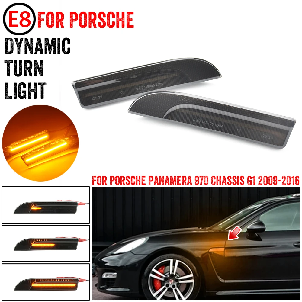Для Porsche Panamera 970 G1 последовательный мигающий светодиодный указатель поворота боковой габаритный фонарь 2009-2016 перед подтяжкой лица
Для Porsche Panamera 970 G1 последовательный мигающий светодиодный указатель поворота боковой габаритный фонарь 2009-2016 перед подтяжкой лица