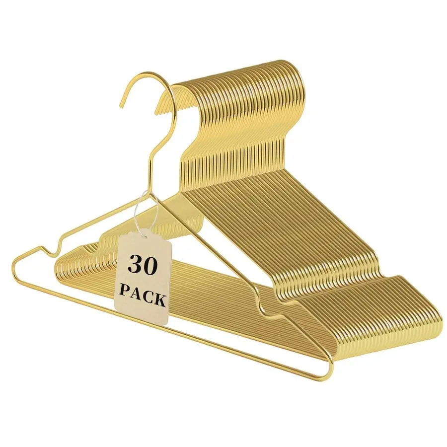 Kids Wire Hangers 30pack,12.6 Inch Baby Strong Metal Hanger,Heavy Duty Metal Child Wire Hanger for Closet,Childrens Gold Hangers
Kids Wire Hangers 30pack,12.6 Inch Baby Strong Metal Hanger,Heavy Duty Metal Child Wire Hanger for Closet,Childrens Gold Hangers
