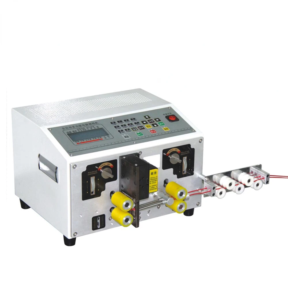 2 tube cable 4 roller drive Computer automatic wire stripping machine cutting cable cutter and stripper with cheap price
2 tube cable 4 roller drive Computer automatic wire stripping machine cutting cable cutter and stripper with cheap price