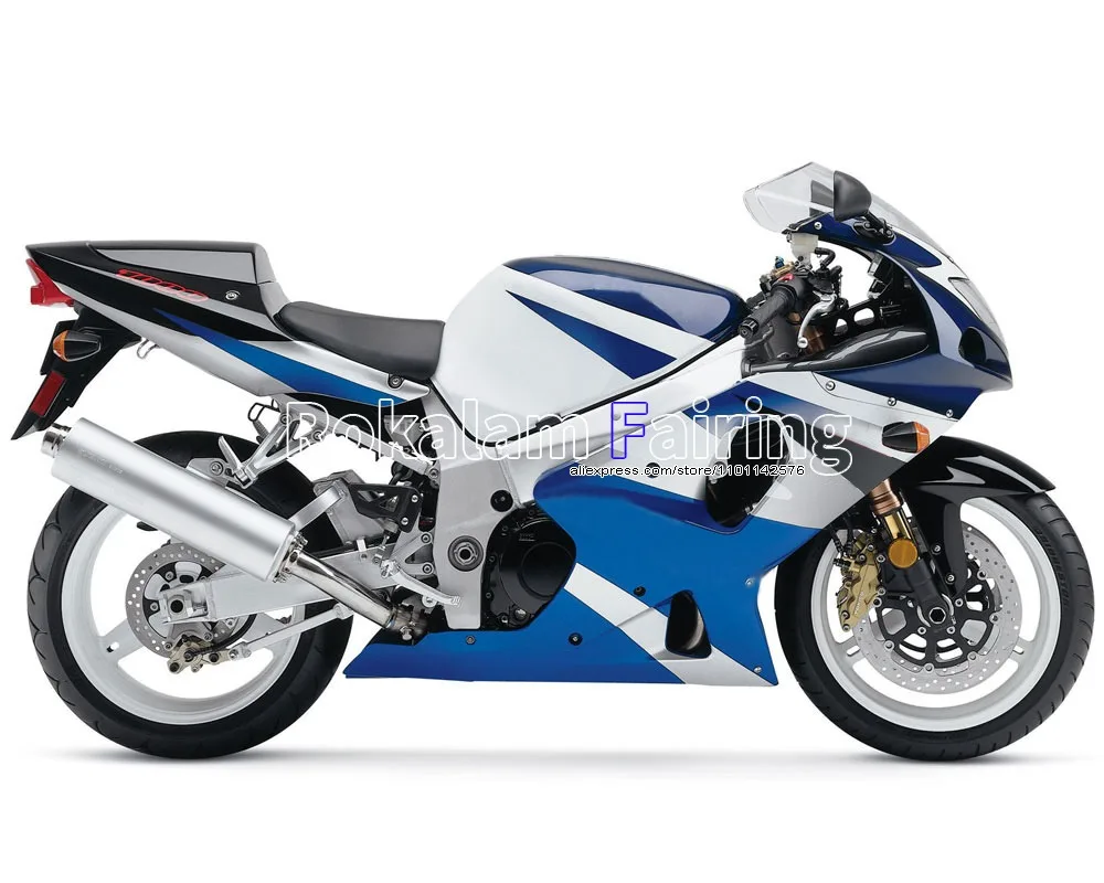 For Suzuki GSX-R1000 K1 K2 2000 2001 2002 GSXR1000 00 01 02 GSX-R 1000 Blue White Motorcycle Fairing (Injection molding)
For Suzuki GSX-R1000 K1 K2 2000 2001 2002 GSXR1000 00 01 02 GSX-R 1000 Blue White Motorcycle Fairing (Injection molding)