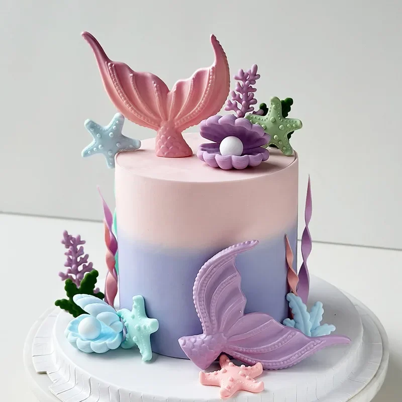 Mermaid Theme Cake Decors Fish Tail Starfish Shell Coral Cupcake Topper Happy Under The Sea Little Mermaid Birthday Party Decor
Mermaid Theme Cake Decors Fish Tail Starfish Shell Coral Cupcake Topper Happy Under The Sea Little Mermaid Birthday Party Decor