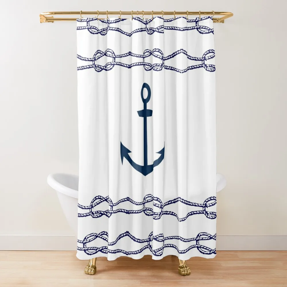Anchor and rope nautical pattern Shower Curtain Shower Sets For Bathroom Luxury Bathroom Shower Curtain
Anchor and rope nautical pattern Shower Curtain Shower Sets For Bathroom Luxury Bathroom Shower Curtain