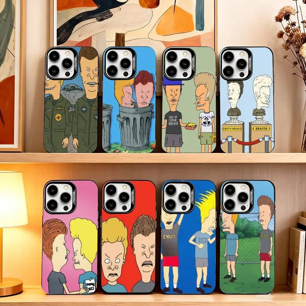 Beavis & B-Head Phone Case For iPhone 17,16,15,14,13,12,11 Plus,Pro Max,XS,Colored Silver Plated Inside Cover
Beavis & B-Head Phone Case For iPhone 17,16,15,14,13,12,11 Plus,Pro Max,XS,Colored Silver Plated Inside Cover