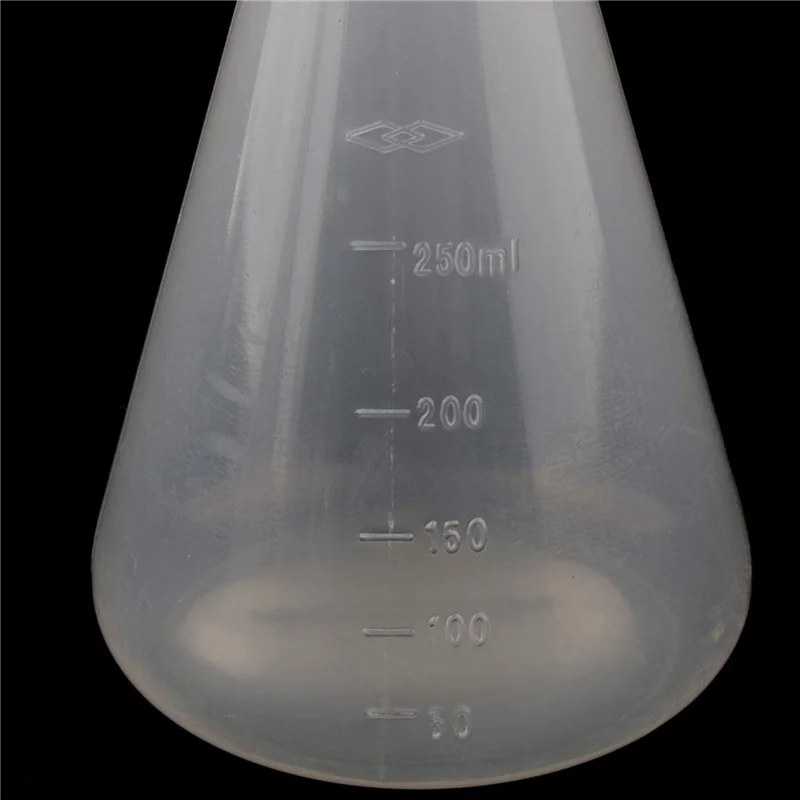 3X Laboratory Graduated Plastic Conical Erlenmeyer Flask, Measurable, Smooth Thick Wall, Two Bottles Of 250Ml
3X Laboratory Graduated Plastic Conical Erlenmeyer Flask, Measurable, Smooth Thick Wall, Two Bottles Of 250Ml