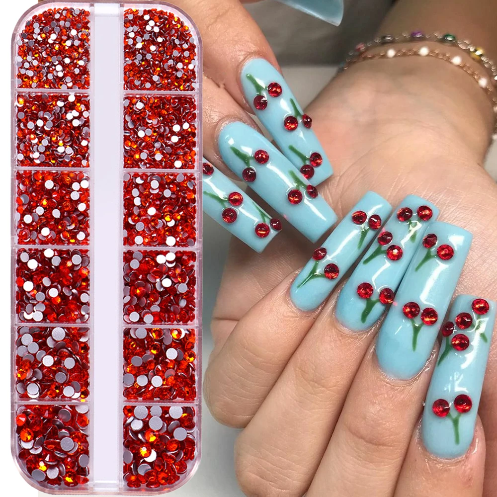 12Grids Red Cherry Rhinestones Nail Charms 3D Bling Mixed Glass Gemstone Nail Jewelry for DIY Summer Fruits Cherry Blueberry Dec
12Grids Red Cherry Rhinestones Nail Charms 3D Bling Mixed Glass Gemstone Nail Jewelry for DIY Summer Fruits Cherry Blueberry Dec