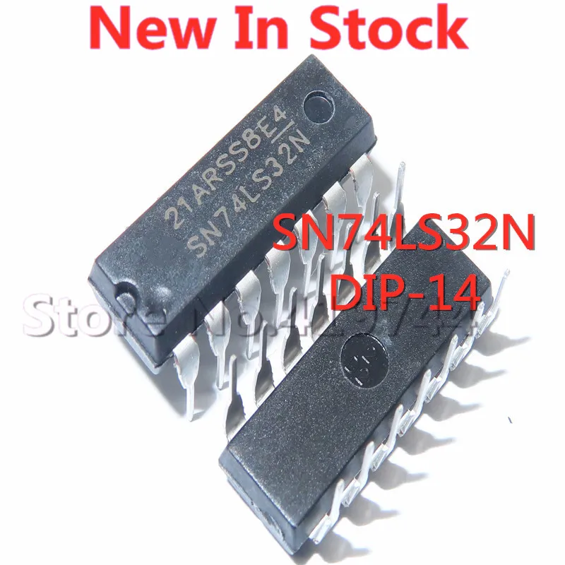 5 шт./лот SN74LS32N 74LS32 DIP-14 четыре группы из 2 входных клемм или положительной логической схемы затвора в наличии новая Оригинальная интегральная схема
5 шт./лот SN74LS32N 74LS32 DIP-14 четыре группы из 2 входных клемм или положительной логической схемы затвора в наличии новая Оригинальная интегральная схема