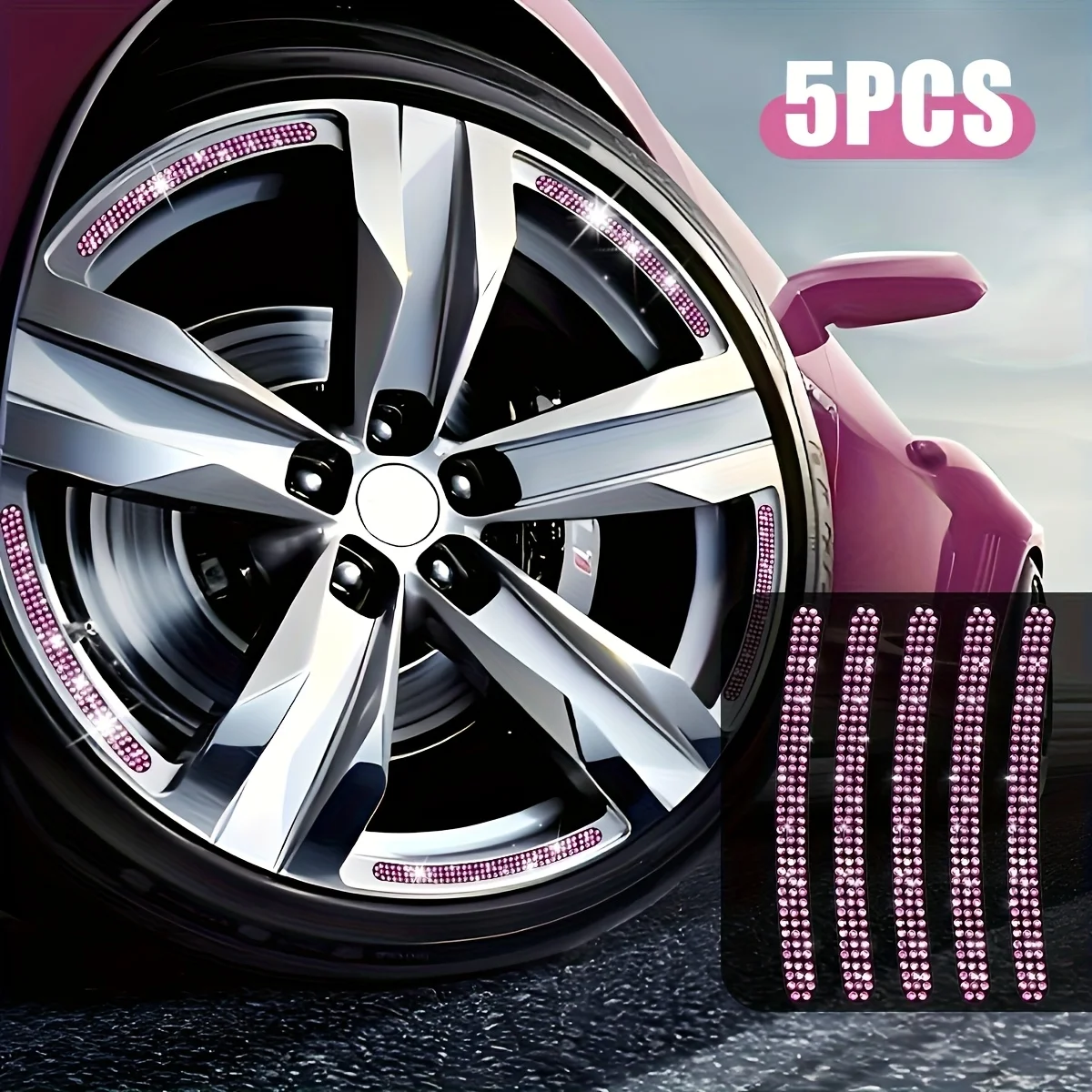 5pcs Car Reflective Safety Strip Stickers Car Wheel Hub Eyebrow Reflective Sticker Reflective Luminous Warning Safety Tape Sign
5pcs Car Reflective Safety Strip Stickers Car Wheel Hub Eyebrow Reflective Sticker Reflective Luminous Warning Safety Tape Sign