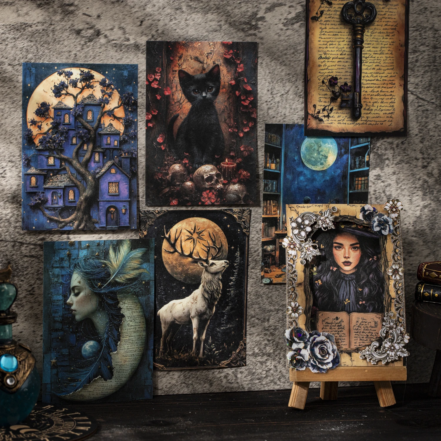 Witch's Magic Book Series Vintage Dark Character Landscape Material Paper Creative DIY Junk Journal Collage Scrapbook Stationery
Witch's Magic Book Series Vintage Dark Character Landscape Material Paper Creative DIY Junk Journal Collage Scrapbook Stationery