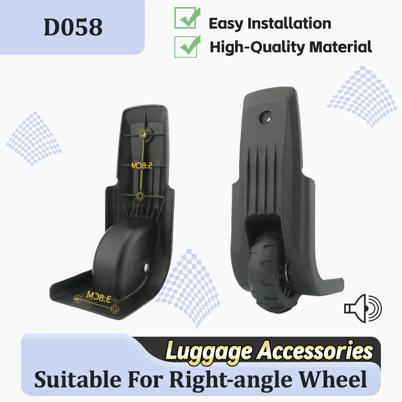 For Suitcase Front Wheel Replacement Parts Directional Castor Non-Swivel Durable Material Universal Straight-Running Wheel
For Suitcase Front Wheel Replacement Parts Directional Castor Non-Swivel Durable Material Universal Straight-Running Wheel
