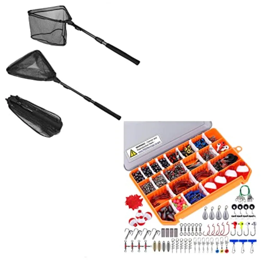 Fishing Net Fish Landing Net 263pcs Fishing Tackle Kit with Tackle Box
Fishing Net Fish Landing Net 263pcs Fishing Tackle Kit with Tackle Box