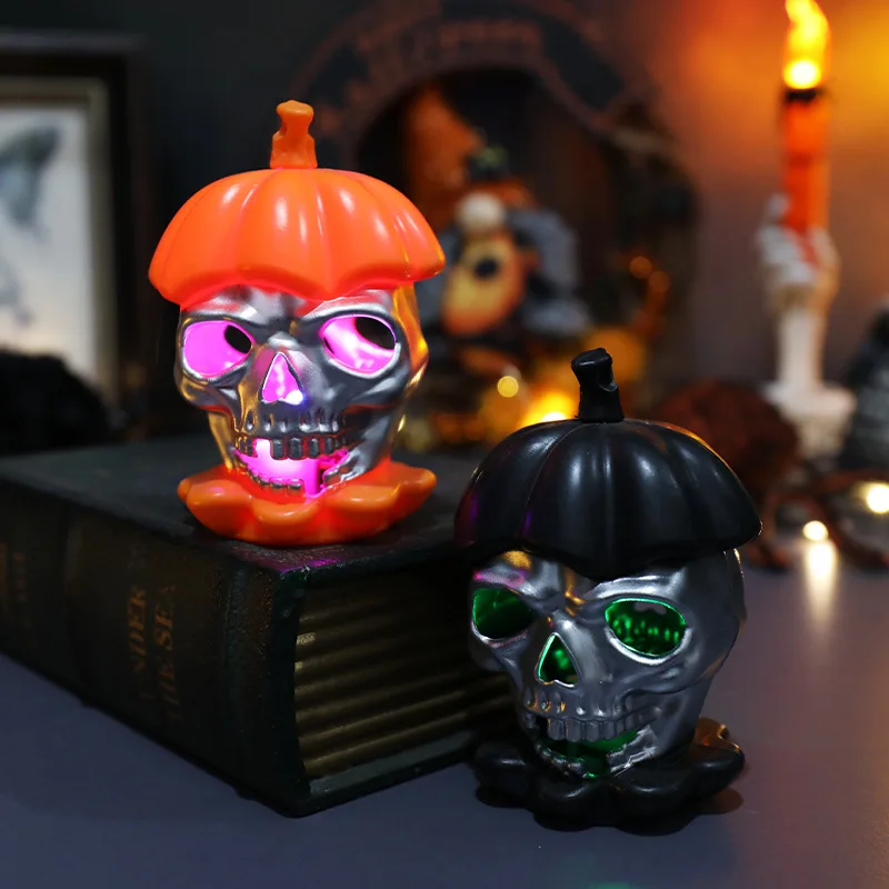 Halloween Skull Electronic Candle Lights Ghost Festival Decoration Pumpkin Lights Festive Party Decoration Props Scene Setting
Halloween Skull Electronic Candle Lights Ghost Festival Decoration Pumpkin Lights Festive Party Decoration Props Scene Setting