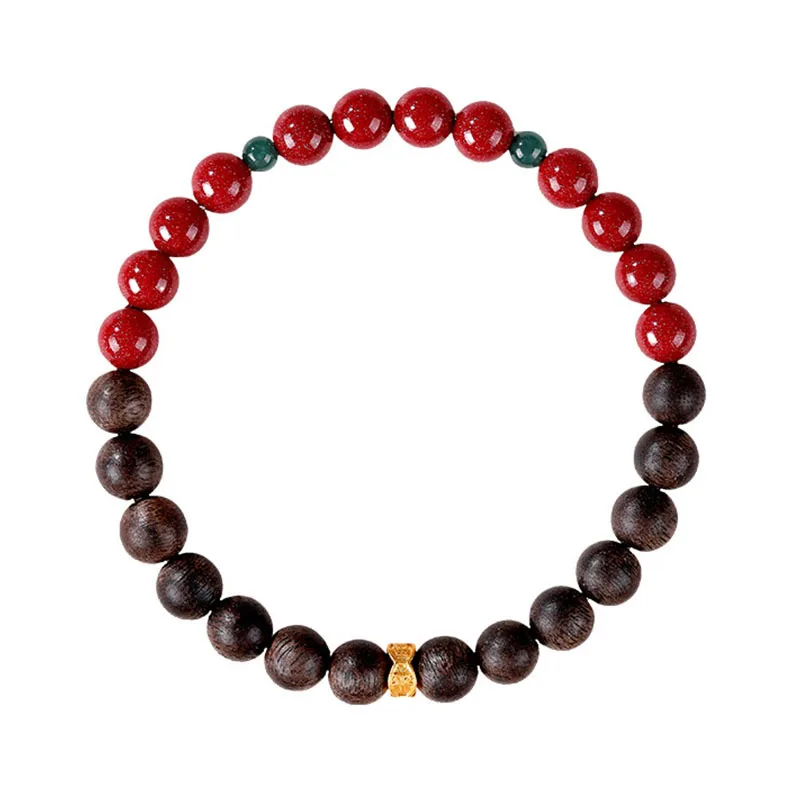 Natural Dalbergia Odorifera Beaded Bracelet: Chinese Style Half Mountain Half Water Purple Gold Sand Gift for Women
Natural Dalbergia Odorifera Beaded Bracelet: Chinese Style Half Mountain Half Water Purple Gold Sand Gift for Women