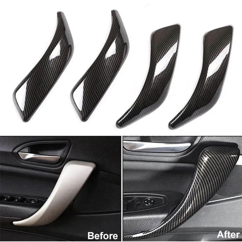 2/4pcs Carbon Fiber Style Interior Door Handle Covers Fit for BMW 1 Series F20/F21/F22 2012-2018 for 2 Series F22 F23 2014-2019
2/4pcs Carbon Fiber Style Interior Door Handle Covers Fit for BMW 1 Series F20/F21/F22 2012-2018 for 2 Series F22 F23 2014-2019