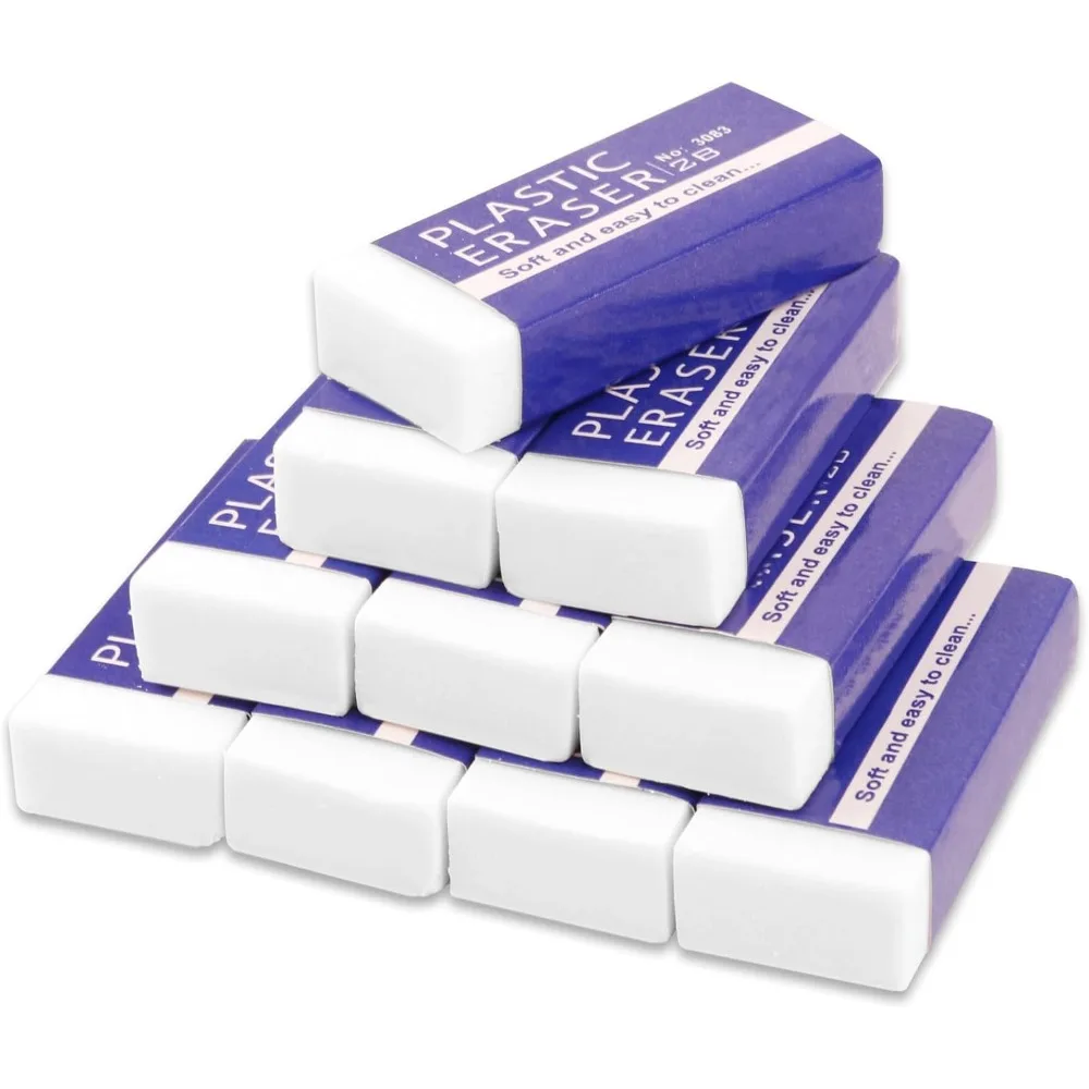 US Shipping 10 Pack Soft Durable Pencil Erasers for Artists Professionals Long-Lasting
US Shipping 10 Pack Soft Durable Pencil Erasers for Artists Professionals Long-Lasting