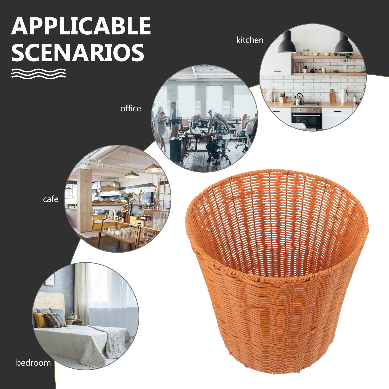 Rattan Trash Woven Basket Storage Kitchen Fruit Waste Hamper Multifunctional Home Woven Basket Living Room
Rattan Trash Woven Basket Storage Kitchen Fruit Waste Hamper Multifunctional Home Woven Basket Living Room