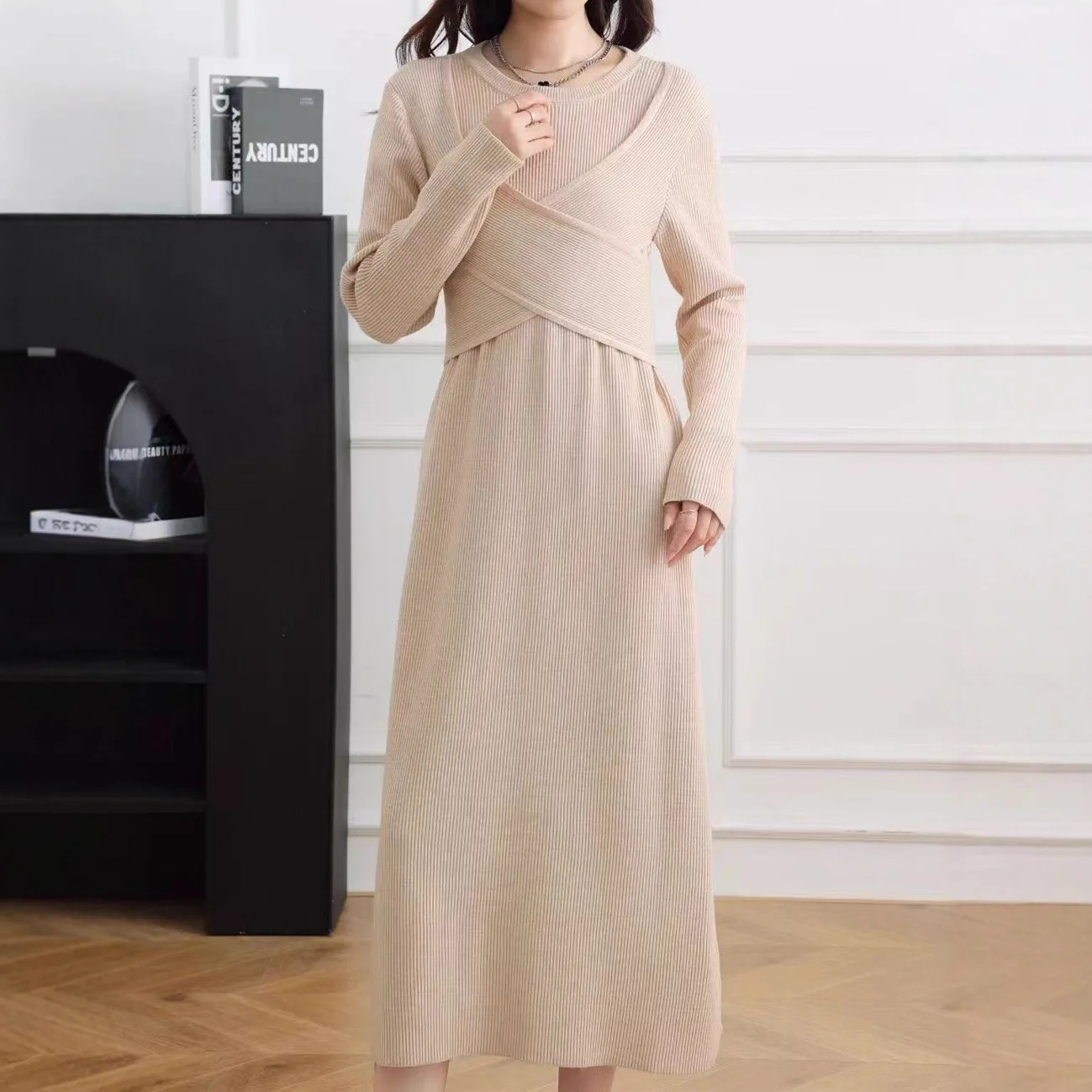 Women Long Dress Knit Dresses High Waist Vestidos Y2k Streetwear Round Neck Full Sleeve Elegant Party Night Work Autumn Winter
Women Long Dress Knit Dresses High Waist Vestidos Y2k Streetwear Round Neck Full Sleeve Elegant Party Night Work Autumn Winter