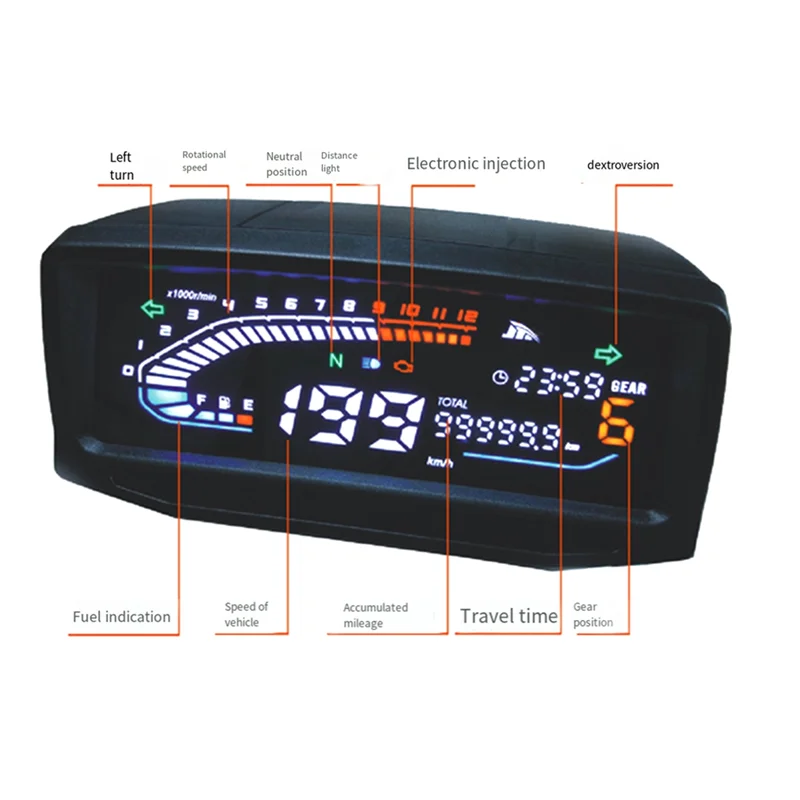LCD Odometer Digital Meter For Honda Gl Pro 160 Hawk Gl145 Gl160 Cb125t LED RPM Speedometer Dashboard Electronics Panel
LCD Odometer Digital Meter For Honda Gl Pro 160 Hawk Gl145 Gl160 Cb125t LED RPM Speedometer Dashboard Electronics Panel