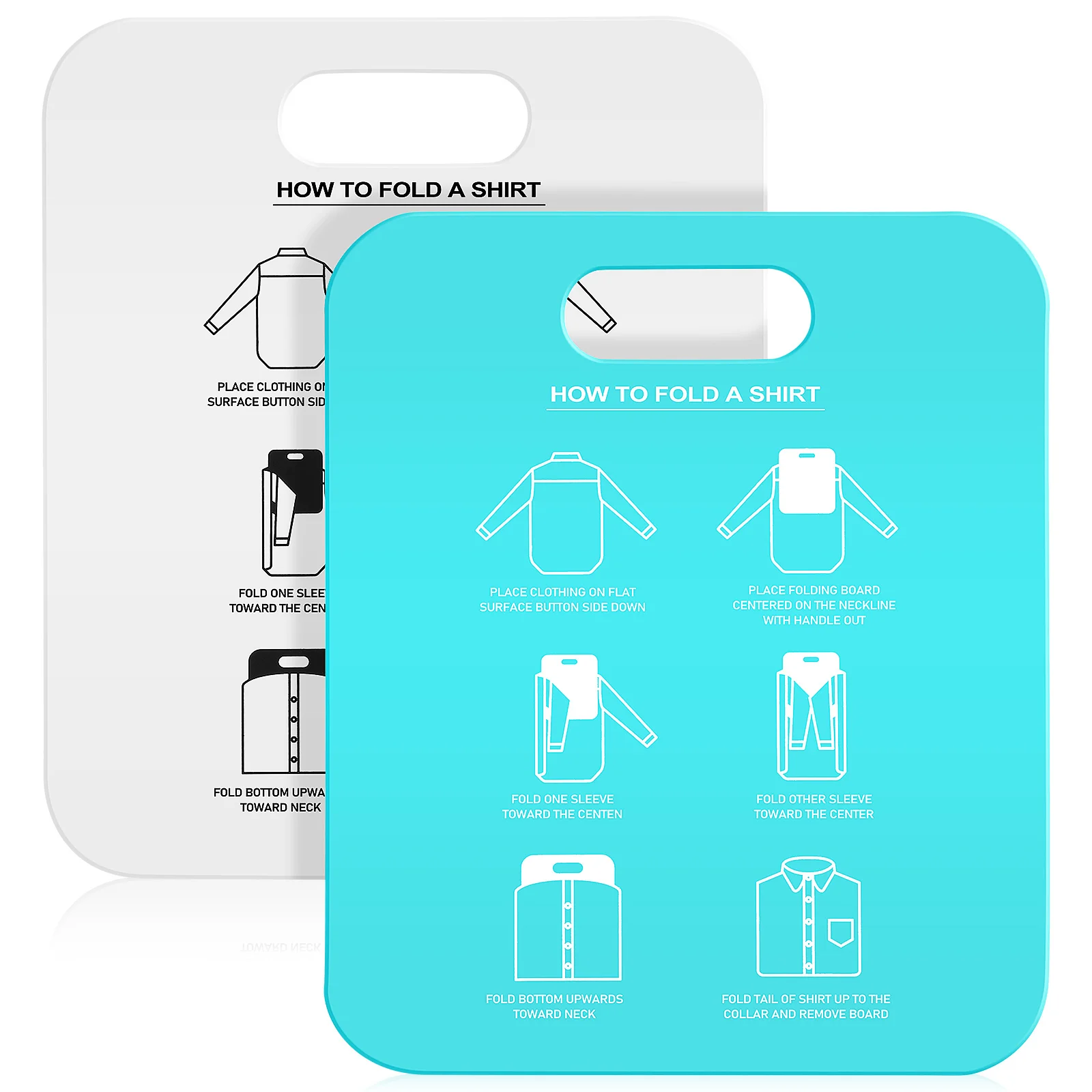 2 Pcs Storage Box Lazy Folding Board Travel Shirts Folder Pp Clothes Stacking Clothing Tool
2 Pcs Storage Box Lazy Folding Board Travel Shirts Folder Pp Clothes Stacking Clothing Tool