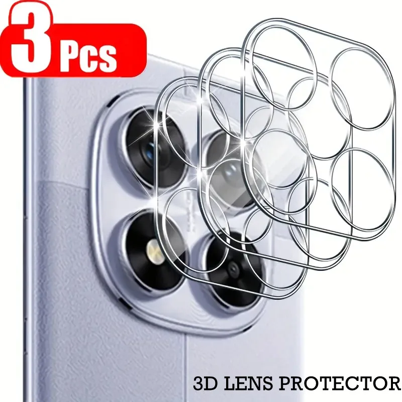 3Pcs Clear 3D Lens Protector for Xiaomi Redmi Note 14 13 Pro Plus + 4G 5G Camera Tempered Glass Cover Full Protection
3Pcs Clear 3D Lens Protector for Xiaomi Redmi Note 14 13 Pro Plus + 4G 5G Camera Tempered Glass Cover Full Protection