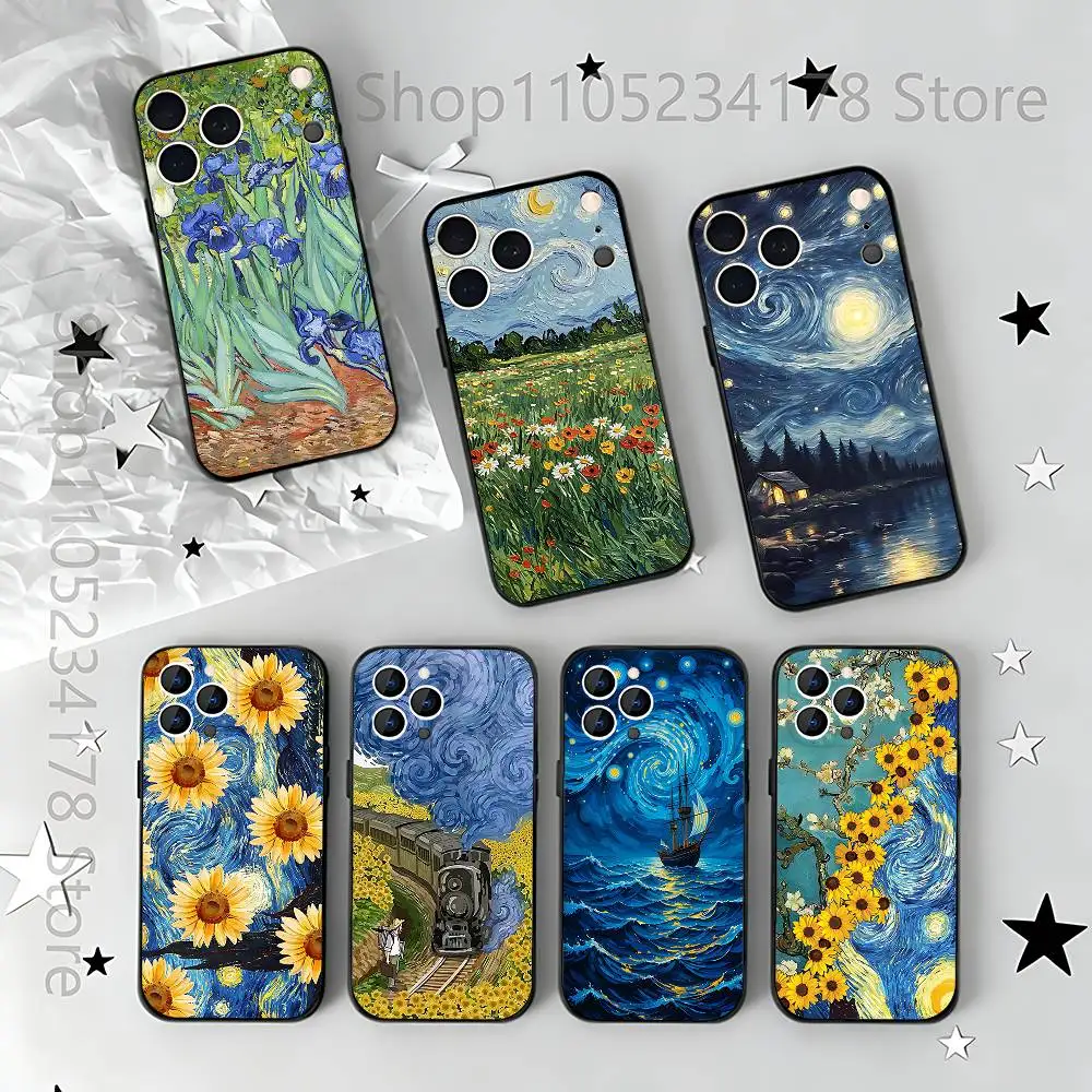 V-Van gogh paintings flowers Phone Case Silicone Soft For IPhone 16,17,15,11,13,12,14,Mini,Pro,Max,Plus,Air,E Black
V-Van gogh paintings flowers Phone Case Silicone Soft For IPhone 16,17,15,11,13,12,14,Mini,Pro,Max,Plus,Air,E Black