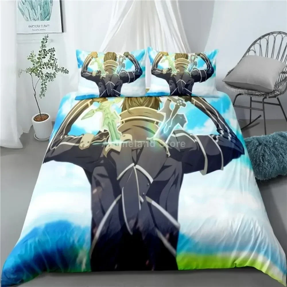 Sword Art Online 3D NEW Duvet Cover Pillowcase Bedding Set Adult Boy Girl Bedroom Decoration Children Single Double Large
Sword Art Online 3D NEW Duvet Cover Pillowcase Bedding Set Adult Boy Girl Bedroom Decoration Children Single Double Large