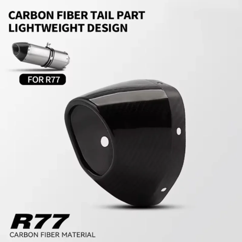 Motorcycle Exhaust Carbon Fiber Cover For R77 Alpha AK Exhaust Muffler Carbon tip
Motorcycle Exhaust Carbon Fiber Cover For R77 Alpha AK Exhaust Muffler Carbon tip