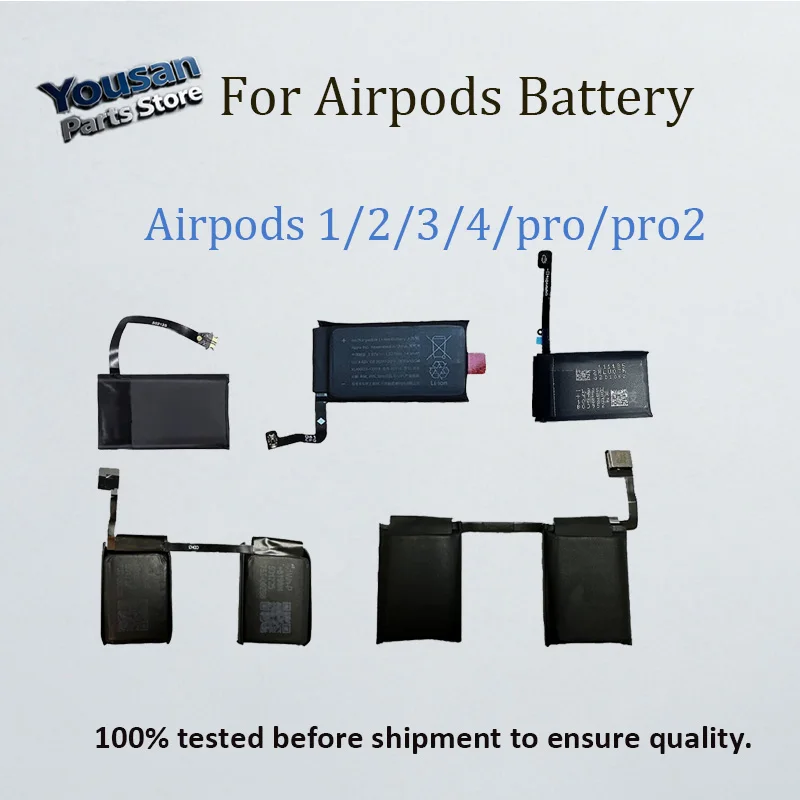 Replacement Battery For Apple Airpods4 Pro2 Rechargeable Batteries Batteria For Airpods3 Charging Case Battery Airpods1st 2nd 3r
Replacement Battery For Apple Airpods4 Pro2 Rechargeable Batteries Batteria For Airpods3 Charging Case Battery Airpods1st 2nd 3r