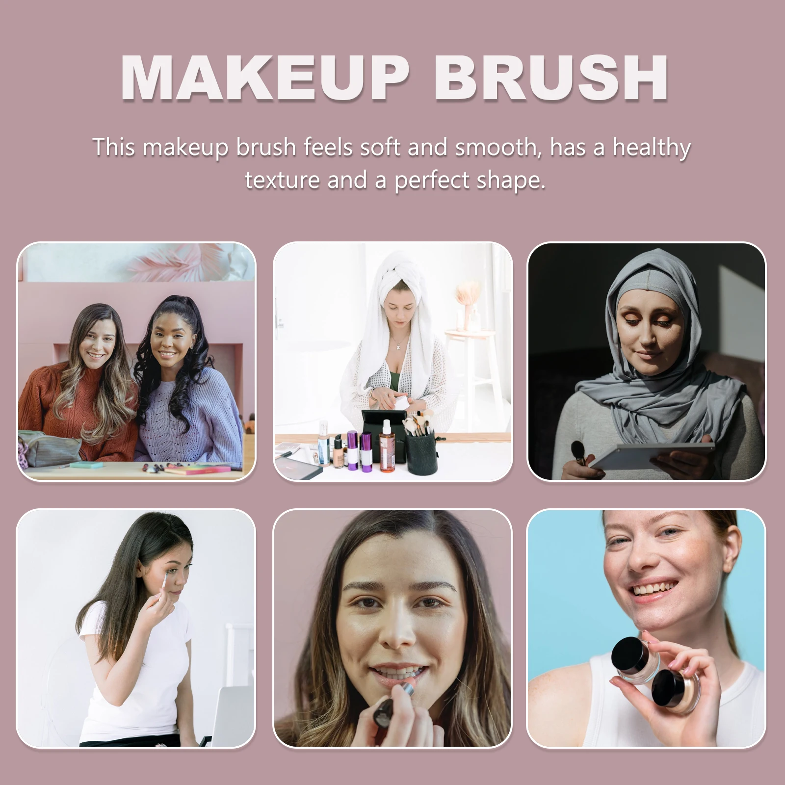 Makeup Brushes Portable Durable Travel Practical Home Use Black Long lasting Reusable Tool Dresser Small
Makeup Brushes Portable Durable Travel Practical Home Use Black Long lasting Reusable Tool Dresser Small